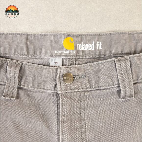 Carhartt Rugged Flex Rigby Cargo Shorts Gray Relaxed Fit Workwear Men's Size 44 - Picture 4 of 7